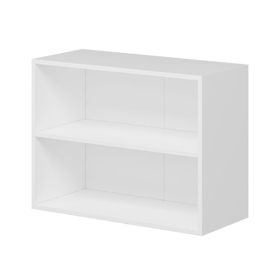 Alvinka Mutfak Modül Mbr_A Üst 2Yk1R 80-H60Cm Dolap Cam Beyaz Beyaz