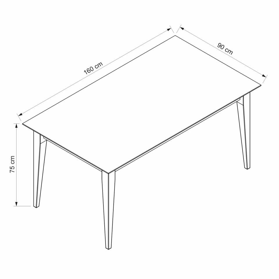 Marlo Yemek Masası-Aytaşı-Derin Sepet
