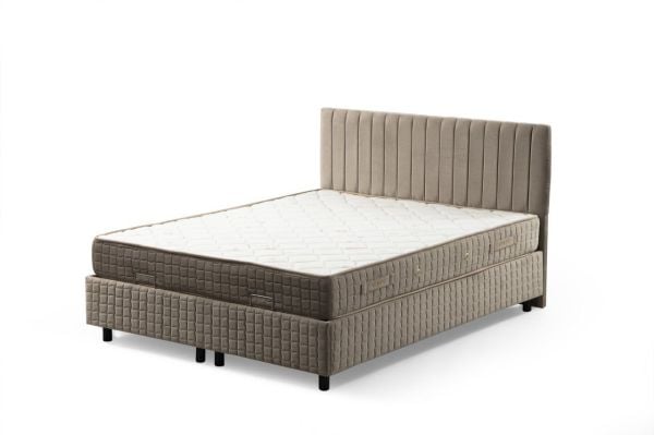 Safir Baza Başlık Pedsiz Yatak Seti 90x190