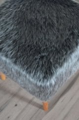 Tommy Kare Puf Antrasit Peluş