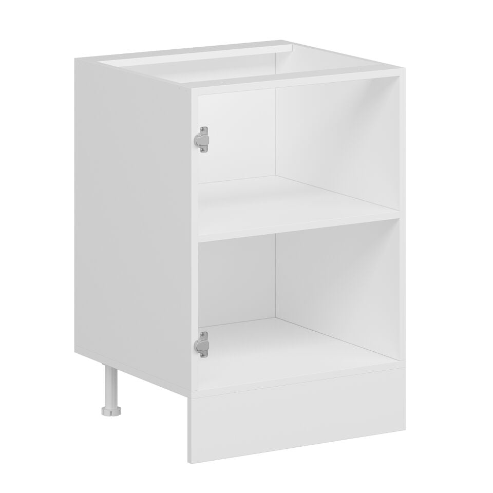 Alvinka Mutfak Modül Mbr_A Alt 1K1R 60Cm Dolap Beyaz Antrasit