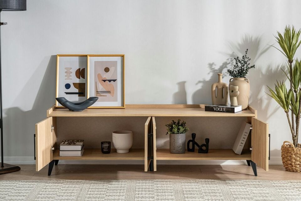 Ceramical TV1 Tv Ünitesi & Tv Sehpası - Ebru