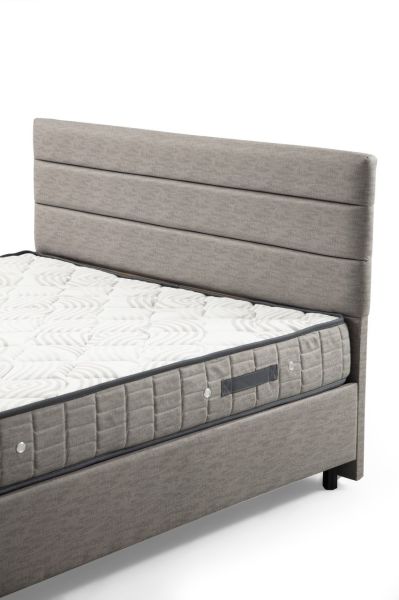 Motya Baza Başlık Yatak Seti - Açık Gri