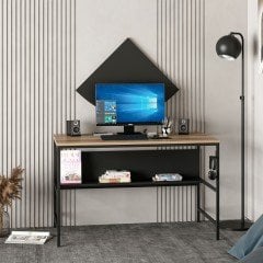 Minar Greta Çalışma Masası Modül1 - Dore/Siyah