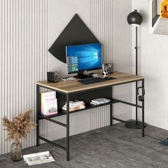 Minar Greta Çalışma Masası Modül1 - Dore/Siyah