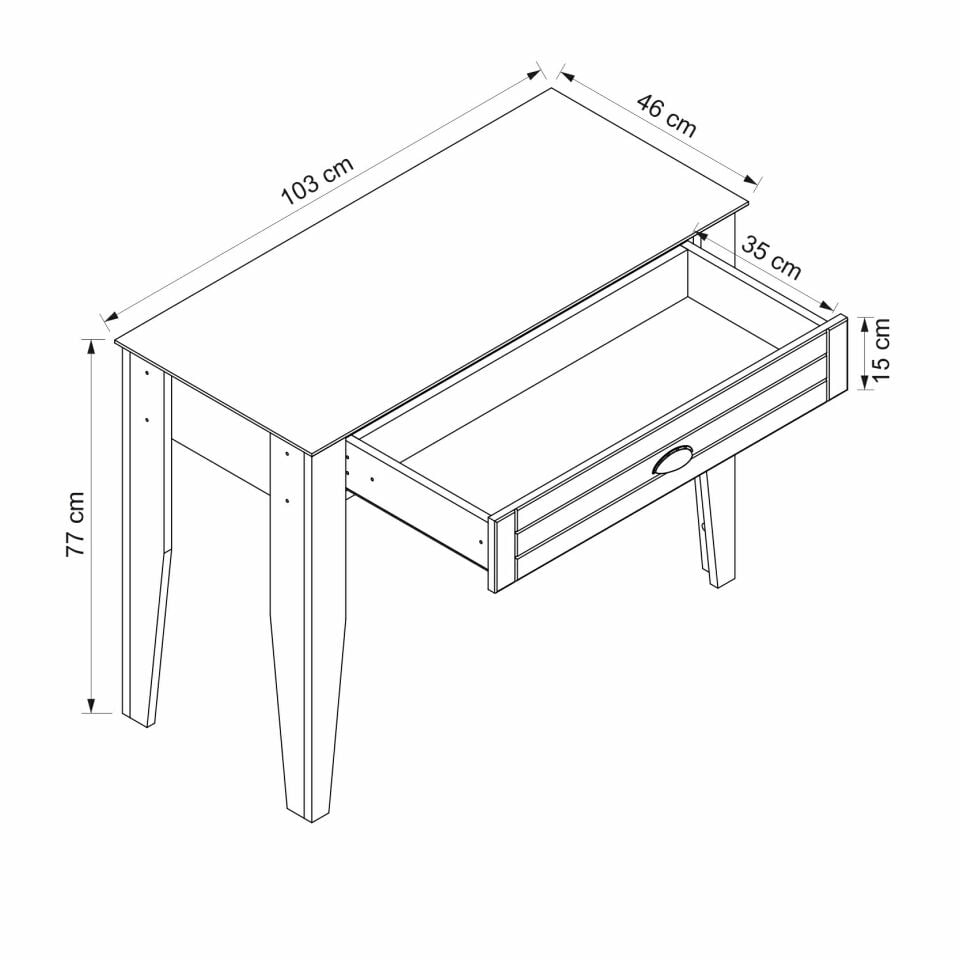 Marlo Makyaj Masası Mbrn-Aytaşı-Derin Sepet