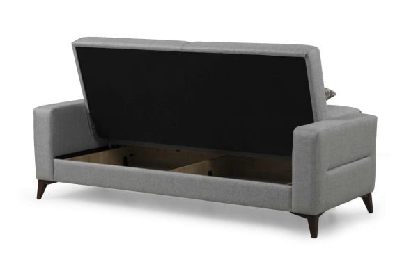 Kristal 3+1 Berjer Koltuk Takımı Açık Gri + Koyu Gri