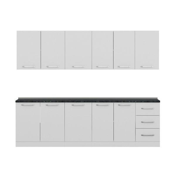 Minar 265 Cm Mutfak Dolabı Beyaz 265-B1