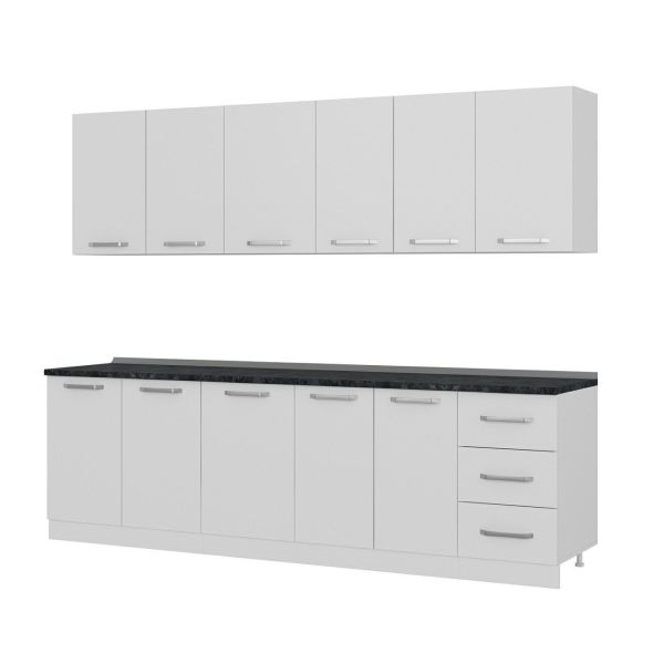 Minar 265 Cm Mutfak Dolabı Beyaz 265-B1