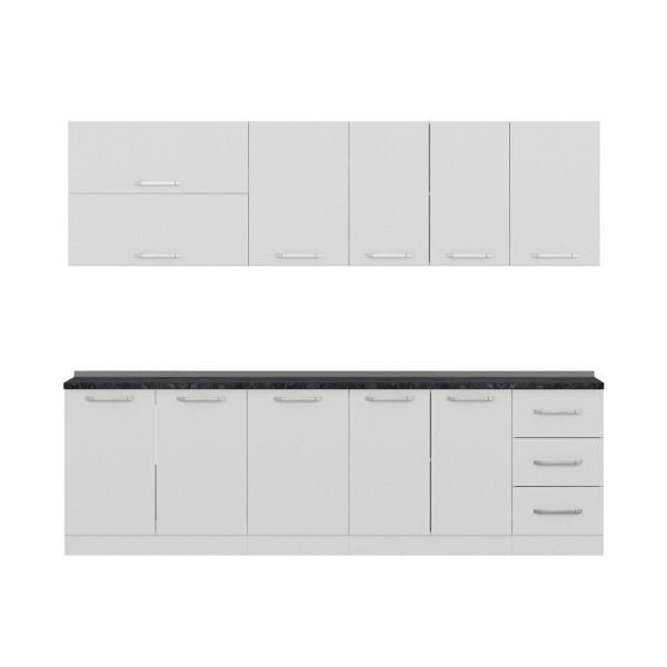 Minar 265 Cm Mutfak Dolabı Beyaz 265-B2