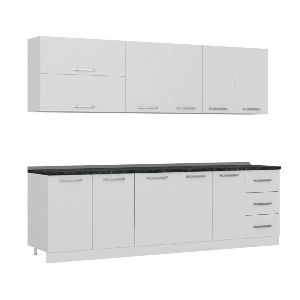 Minar 265 Cm Mutfak Dolabı Beyaz 265-B2