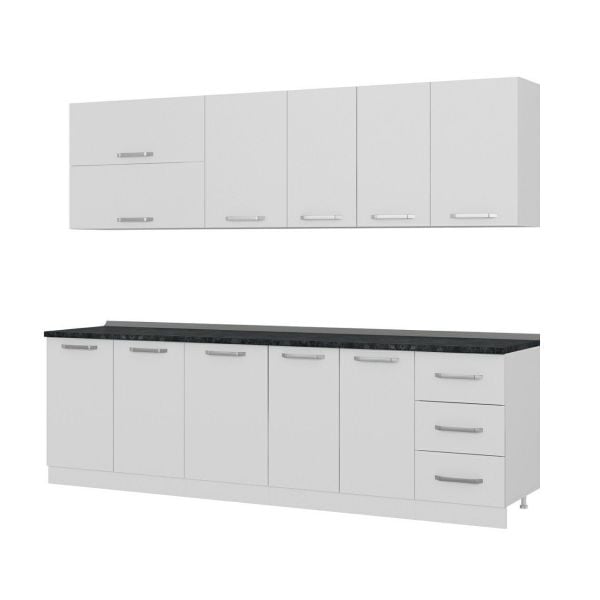 Minar 265 Cm Mutfak Dolabı Beyaz 265-B2