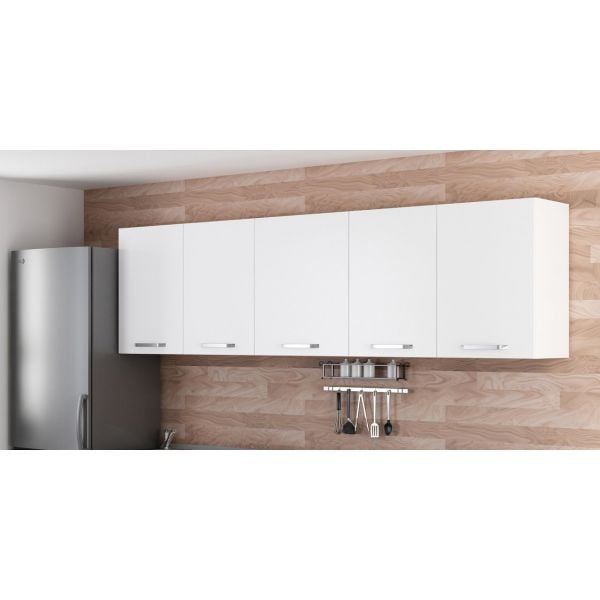 Minar 260 Cm Mutfak Dolabı Beyaz 260-B2-Üst Modül