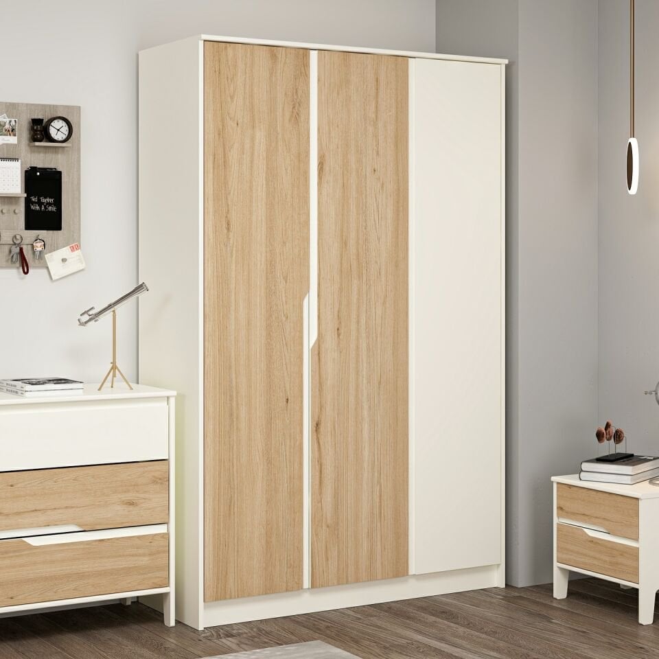 Ruby 3 Kapaklı Dolap-Aytaşı-Derin Sepet