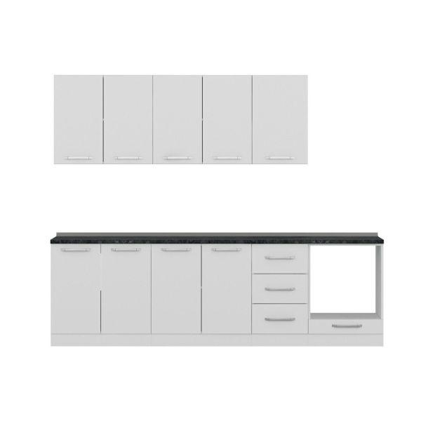 Minar 265 Cm Mutfak Dolabı Beyaz 265-B3