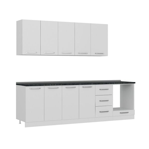 Minar 265 Cm Mutfak Dolabı Beyaz 265-B3