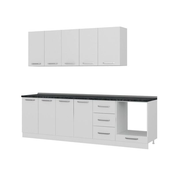 Minar 265 Cm Mutfak Dolabı Beyaz 265-B3