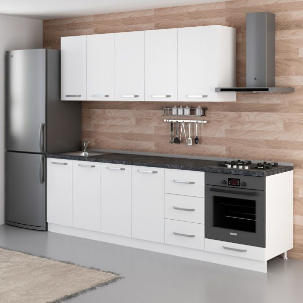 Minar 265 Cm Mutfak Dolabı Beyaz 265-B3