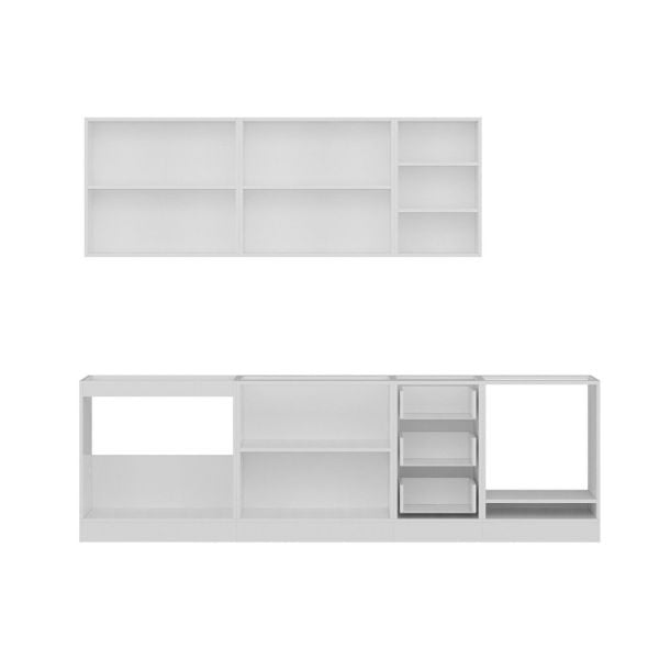 Minar 265 Cm Mutfak Dolabı Beyaz 265-B3