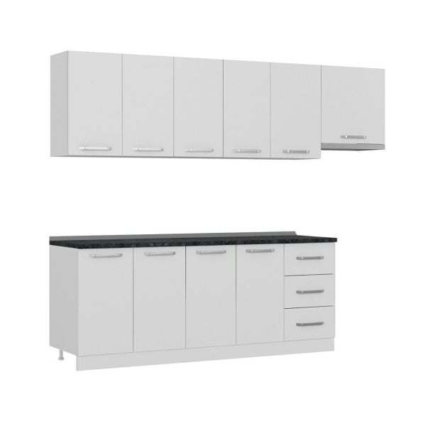 Minar 265 Cm Mutfak Dolabı Beyaz 265-B4