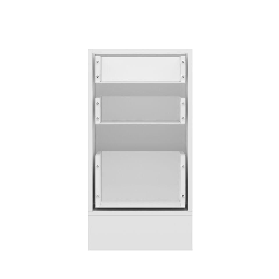 Alvinka Mutfak Modül Mbr_A Alt 3Ç1B2K Nray 45Cm Dolap Beyaz Antrasit