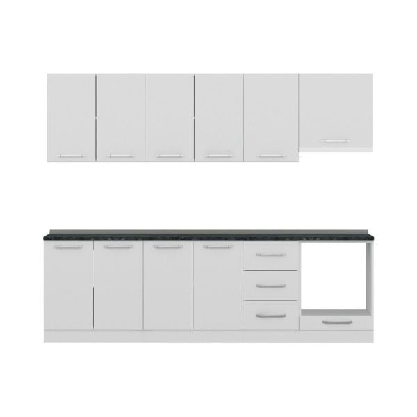 Minar 265 Cm Mutfak Dolabı Beyaz 265-B5