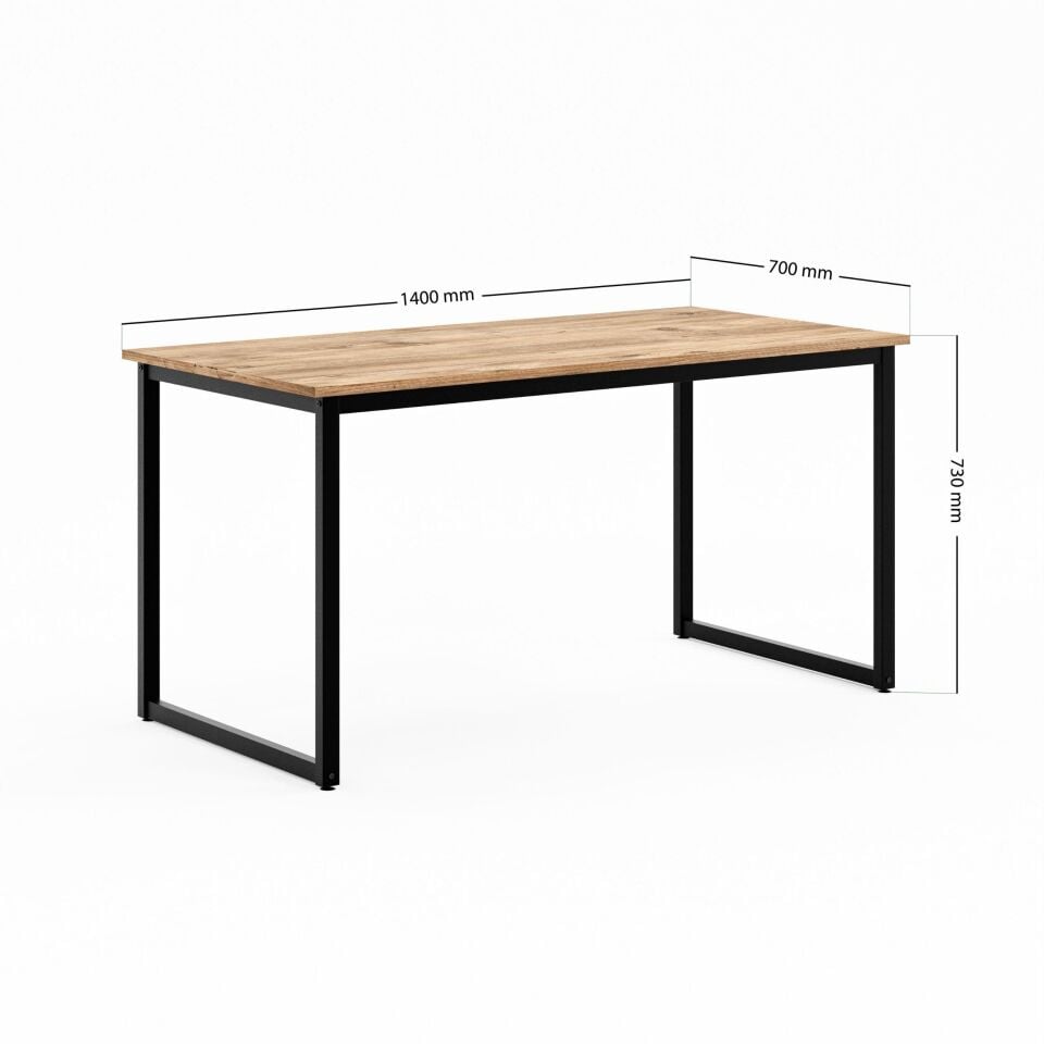 Ceramical MMT Mutfak Masa Takımı - 70x140 cm - Çam
