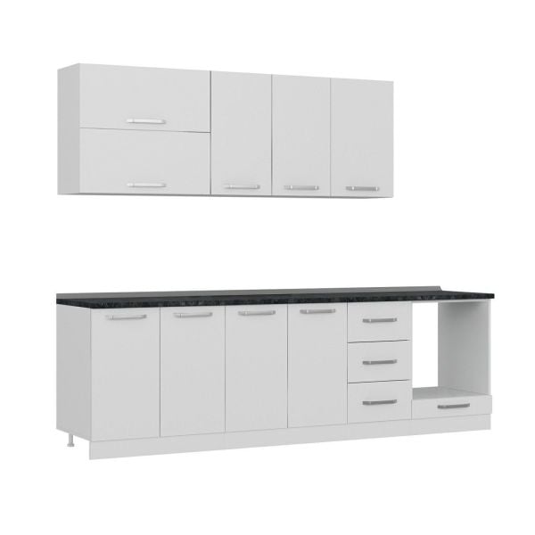 Minar 265 Cm Mutfak Dolabı Beyaz 265-B6