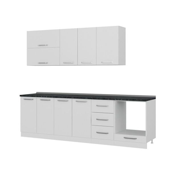 Minar 265 Cm Mutfak Dolabı Beyaz 265-B6