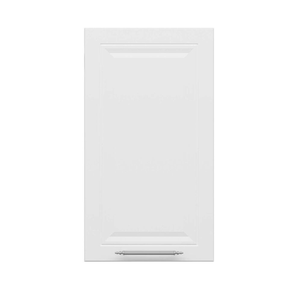Alvinka Mutfak Modül Mbr_C Üst 1Dk2R 40-H72Cm Dolap Beyaz Beyaz Mdf