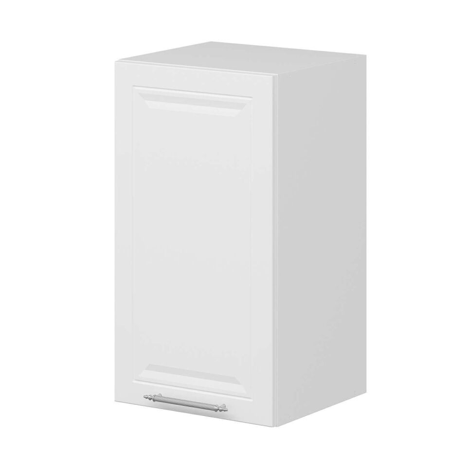 Alvinka Mutfak Modül Mbr_C Üst 1Dk2R 40-H72Cm Dolap Beyaz Beyaz Mdf