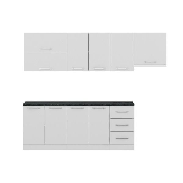 Minar 265 Cm Mutfak Dolabı Beyaz 265-B7