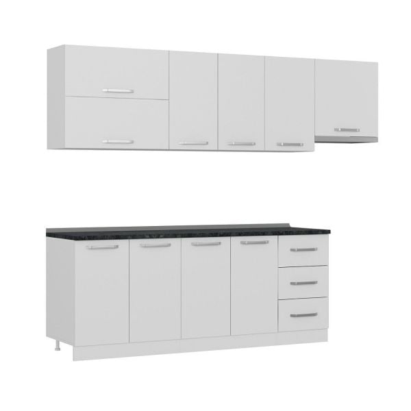 Minar 265 Cm Mutfak Dolabı Beyaz 265-B7