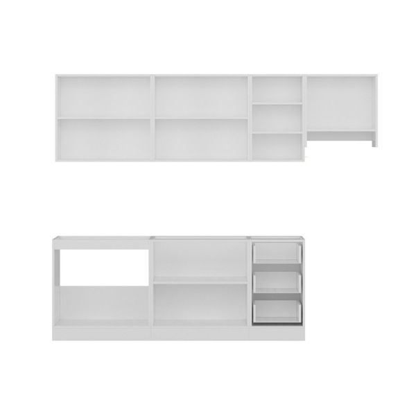 Minar 265 Cm Mutfak Dolabı Beyaz 265-B7