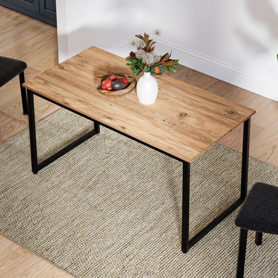 Ceramical MM1 Mutfak Masası - 70x140 cm - Çam