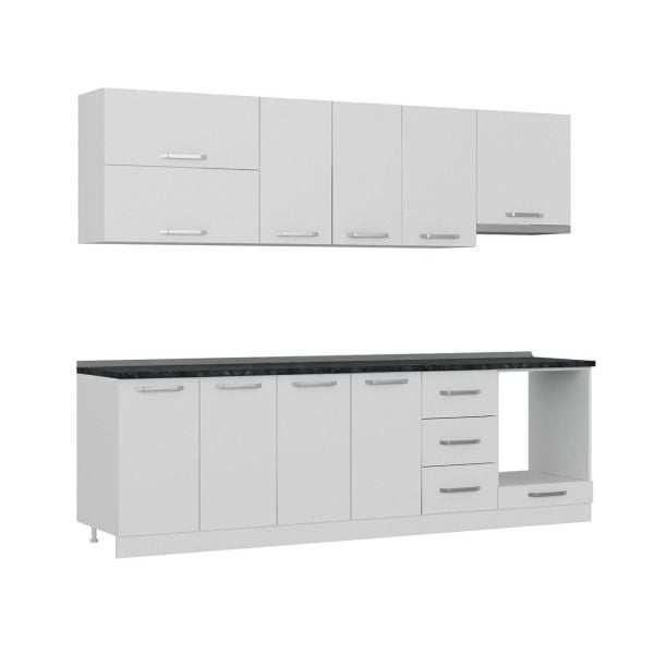 Minar 265 Cm Mutfak Dolabı Beyaz 265-B8