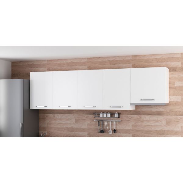 Minar 260 Cm Mutfak Dolabı Beyaz 260-B8-Üst Modül