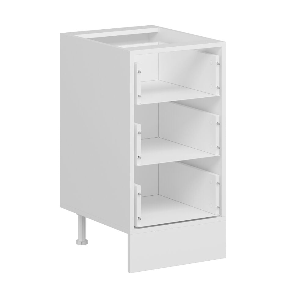 Alvinka Mutfak Modül Mbr_A Alt 3Ç Nray 45Cm Dolap Beyaz Antrasit