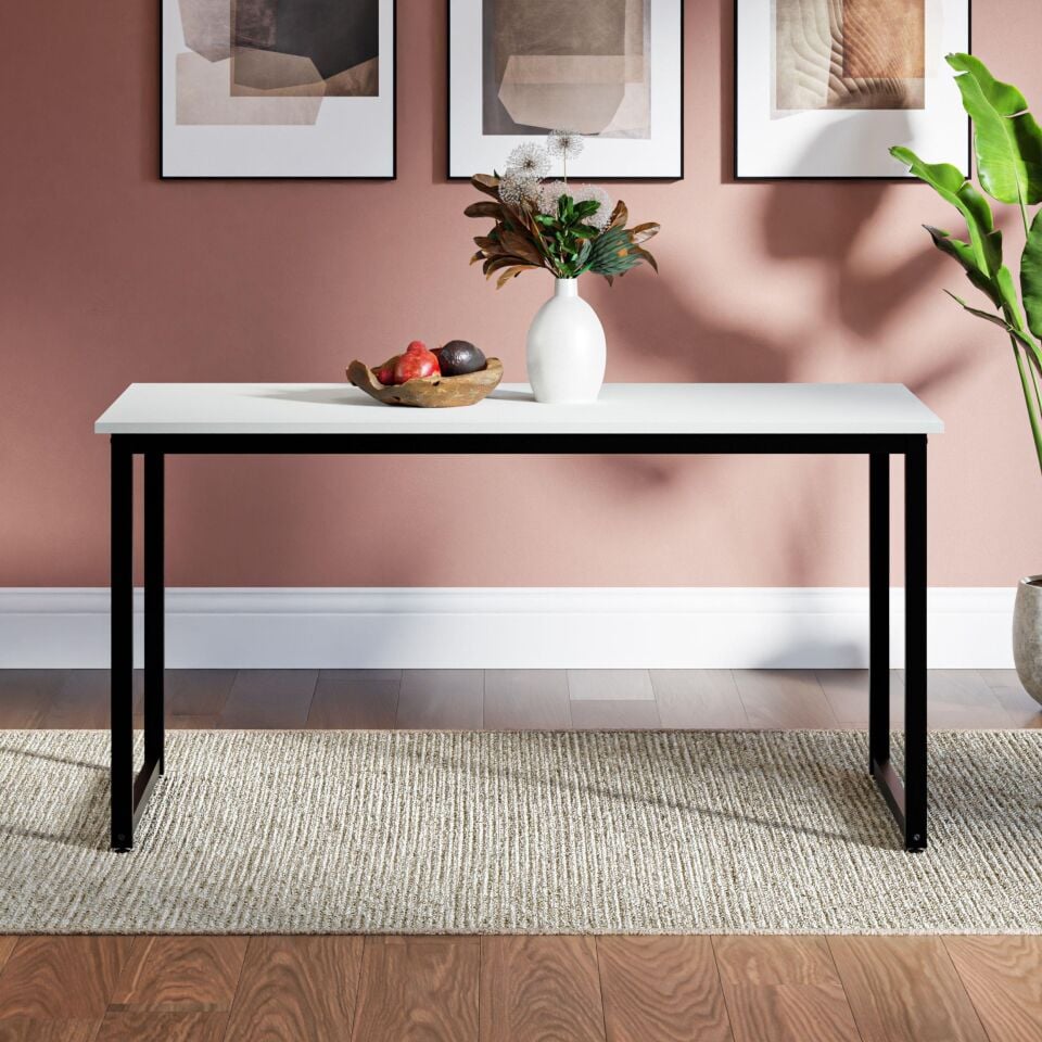 Ceramical MM1 Mutfak Masası - 70x140 cm - Beyaz