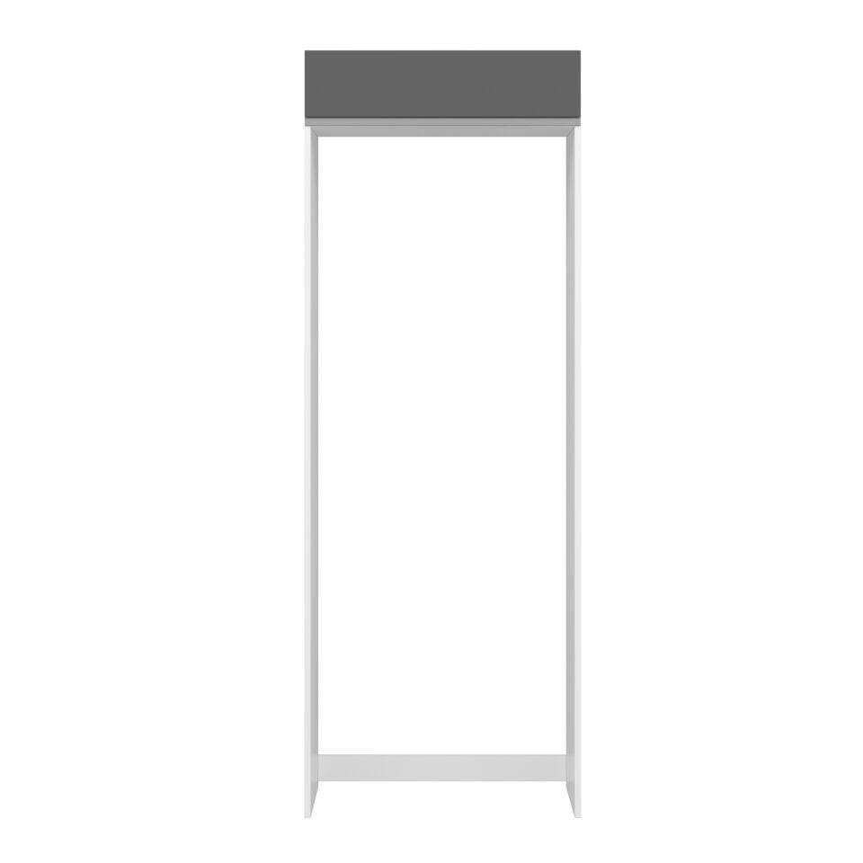 Alvinka Mutfak Modül J Kulp 100-H222Cm Buz Dolabı Antrasit