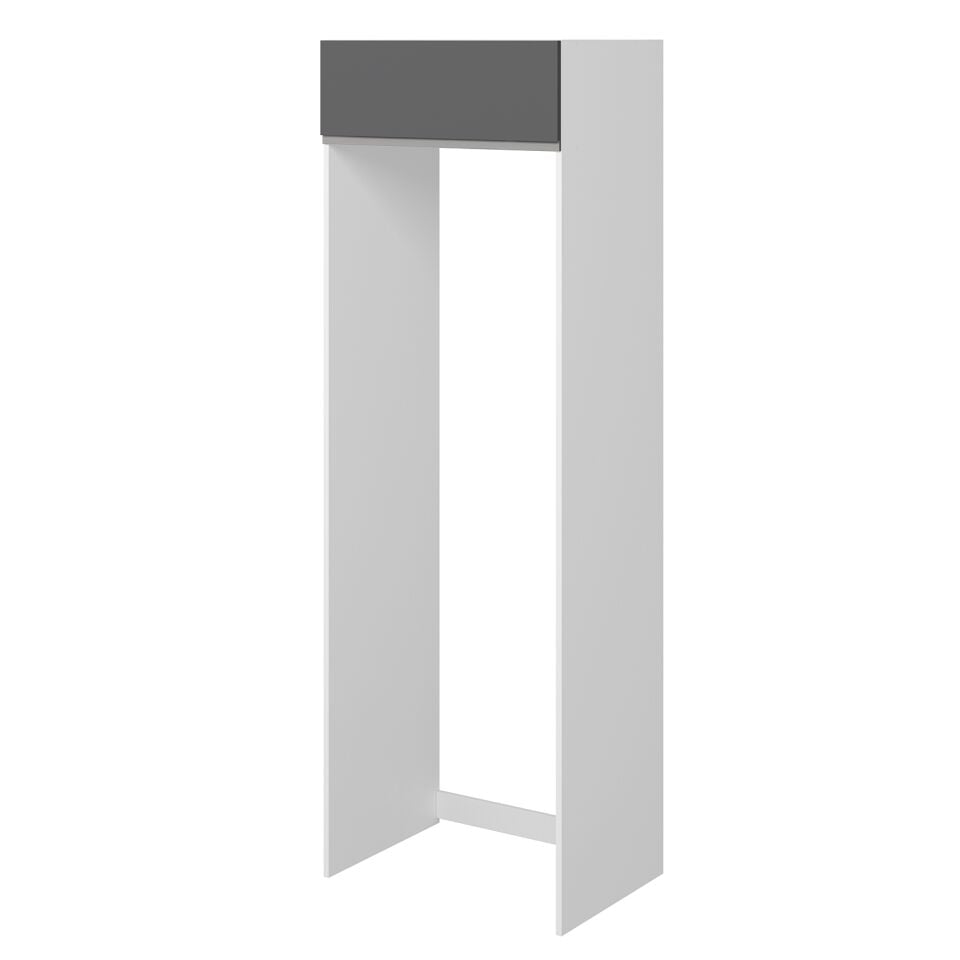 Alvinka Mutfak Modül J Kulp 100-H240Cm Buz Dolabı Antrasit