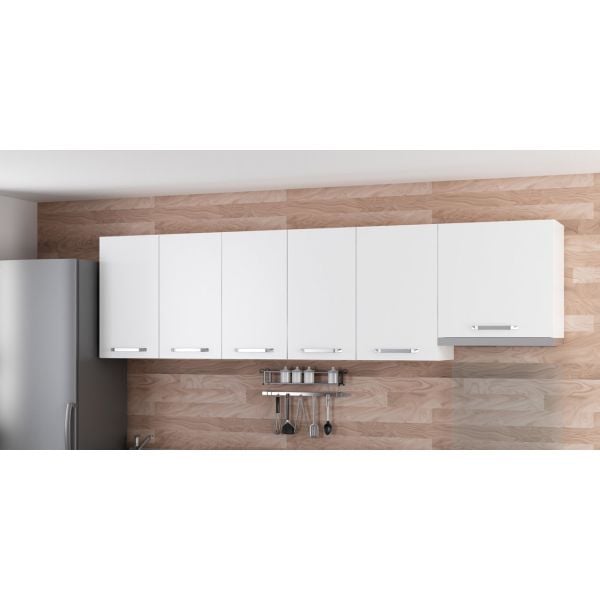 Minar 265 Cm Mutfak Dolabı Beyaz 265-B4-Üst Modül