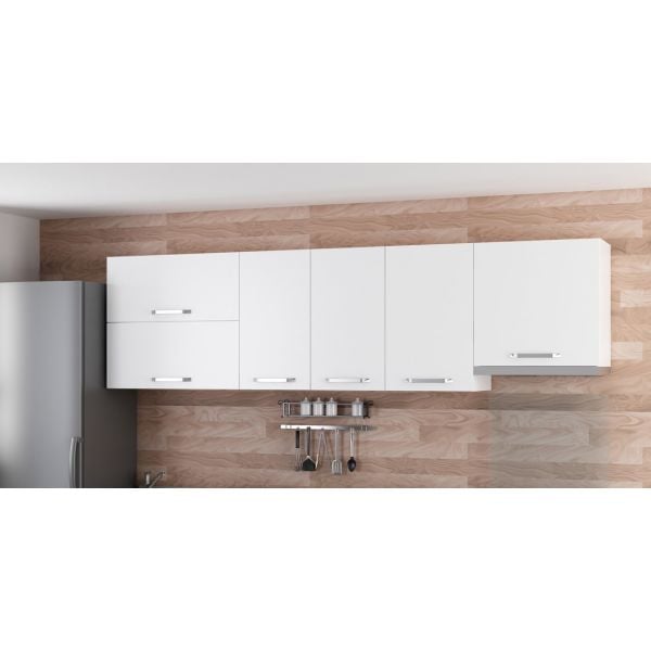 Minar 265 Cm Mutfak Dolabı Beyaz 265-B7-Üst Modül