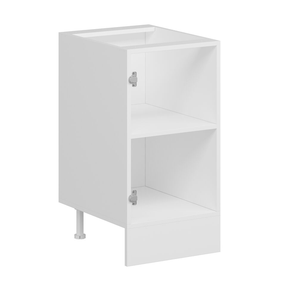 Alvinka Mutfak Modül Mbr_B Alt 1K1R 45Cm Dolap Beyaz Beyaz Mdf