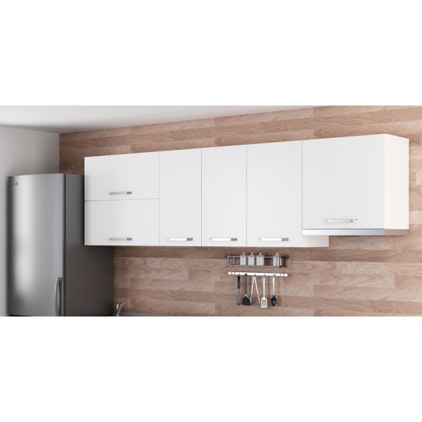 Minar 265 Cm Mutfak Dolabı Beyaz 265-B8-Üst Modül