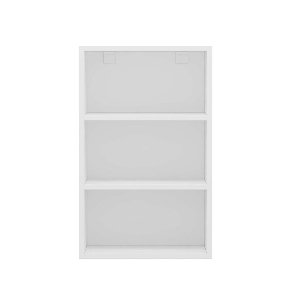 Alvinka Mutfak Modül Mbr_C Üst 1Dk2R 45-H72Cm Dolap Cam Beyaz Beyaz Mdf