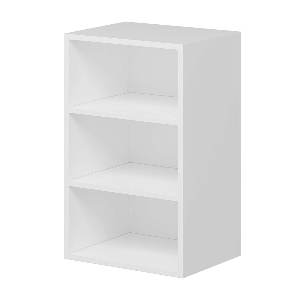 Alvinka Mutfak Modül Mbr_C Üst 1Dk2R 45-H72Cm Dolap Cam Beyaz Beyaz Mdf