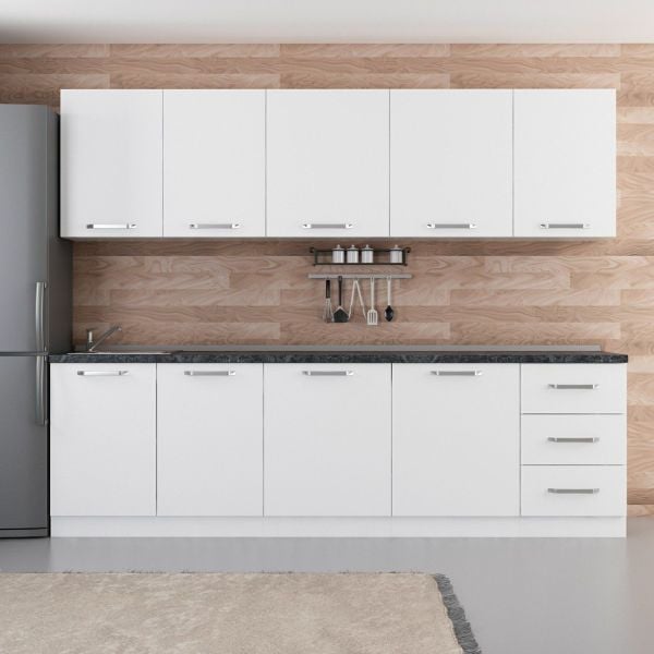 Minar 270 Cm Mutfak Dolabı Beyaz 270-B2