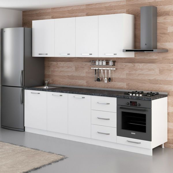 Minar 270 Cm Mutfak Dolabı Beyaz 270-B3