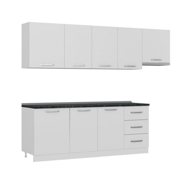 Minar 270 Cm Mutfak Dolabı Beyaz 270-B4